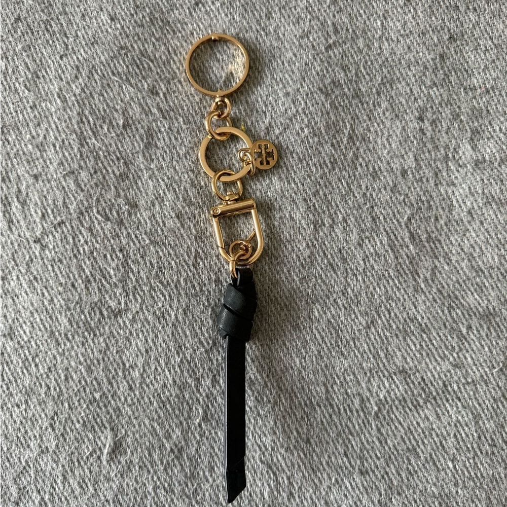 Tory Burch Gold and Black Key Holder
